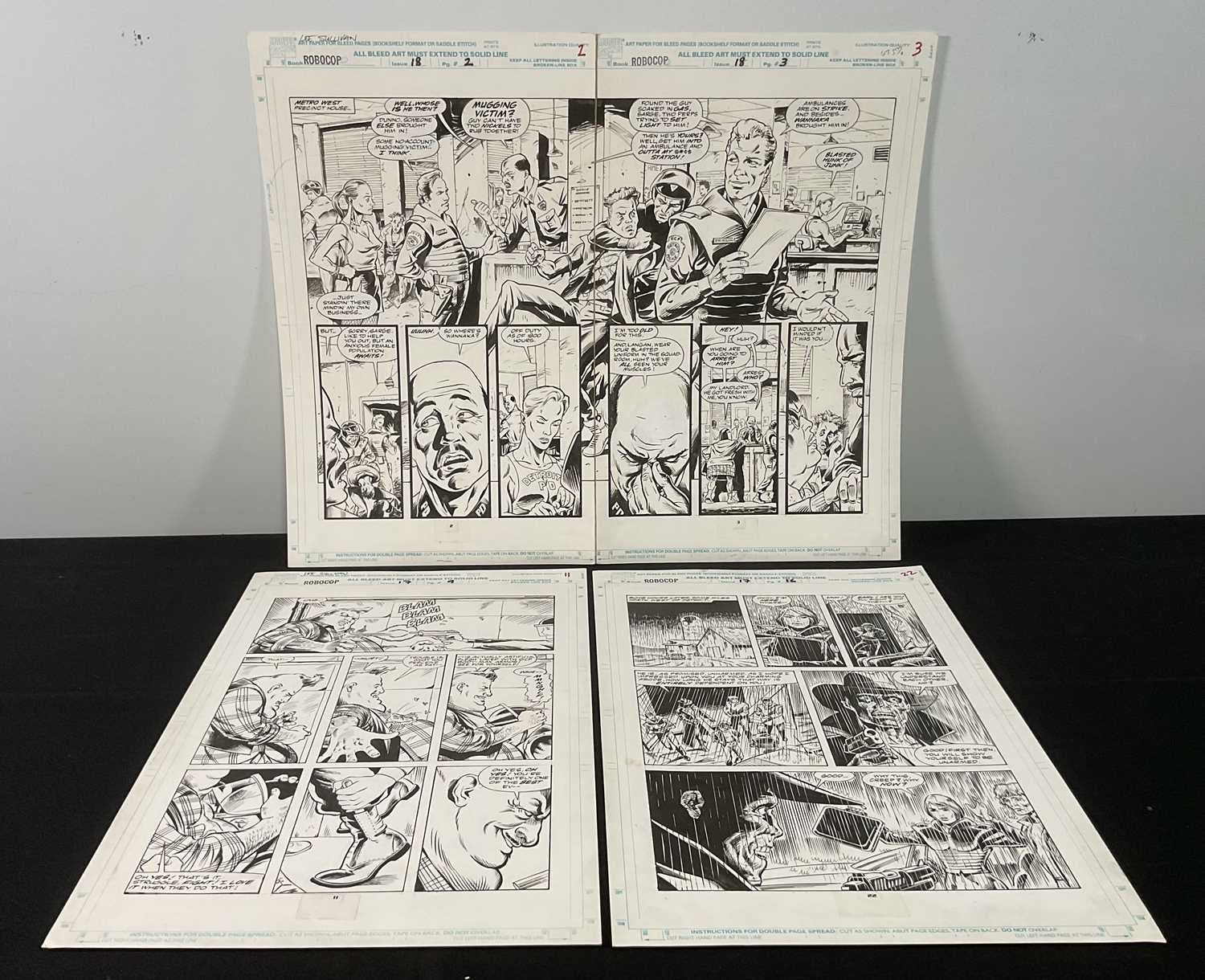 Lot 449 - ROBOCOP - Lee Sullivan production used...