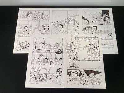 Lot 463 - A selection of THUNDERBIRDS original comic...