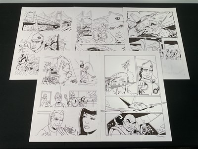 Lot 464 - A selection of THUNDERBIRDS original comic...