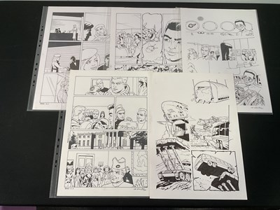 Lot 465 - A selection of THUNDERBIRDS original comic...