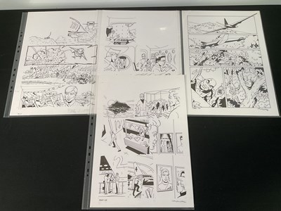 Lot 453 - A selection of THUNDERBIRDS original comic...