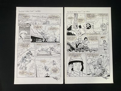 Lot 467 - CAPTAIN PLANET Original comic book art,...
