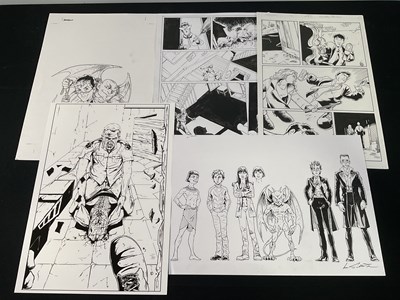 Lot 466 - THE AMULET OF SAMARKAND original comic book...
