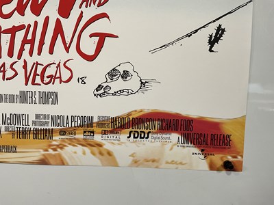 Lot 34 - FEAR AND LOATHING IN LAS VEGAS (1998) UK Quad...