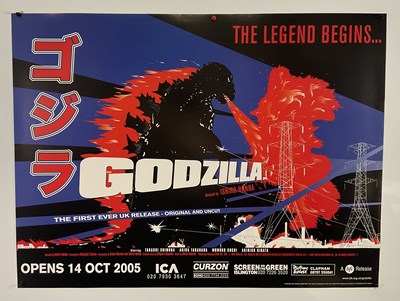 Lot 252 - GODZILLA (1954) UK Quad BFI 2005 re-release...
