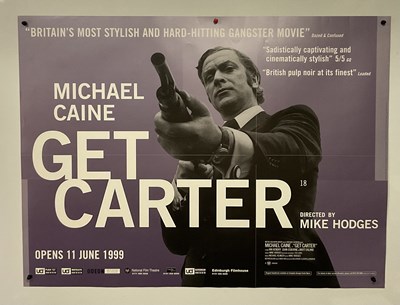 Lot 48 - GET CARTER (1977) UK Quad BFI 1999 re-release...
