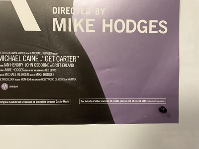 Lot 48 - GET CARTER (1977) UK Quad BFI 1999 re-release...