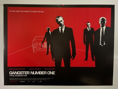 Lot 31 - GANGSTER NUMBER ONE (2005) UK Quad film poster,...