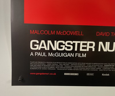 Lot 31 - GANGSTER NUMBER ONE (2005) UK Quad film poster,...