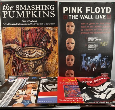 Lot 421 - A group of music advertising posters for...
