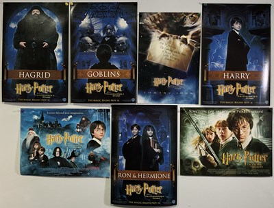Lot 154 - A set of mini posters for HARRY POTTER AND THE...