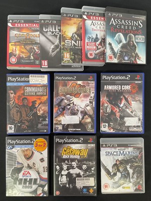 Lot 517 - A selection of PlayStation 2 and PlayStation 3...