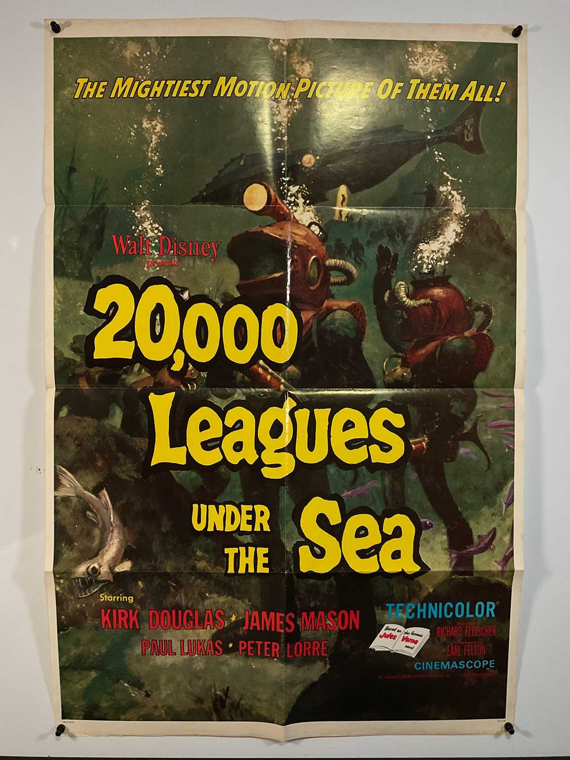 Lot 286 - 20,000 LEAGUES UNDER THE SEA (1955) US one...
