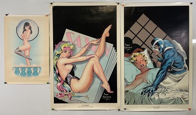 Lot 493 - A trio of comic art posters by acclaimed...