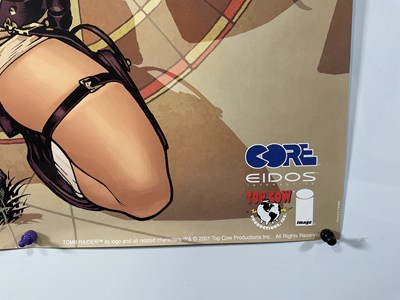 Lot 489 - A group of Top Cow comic book advertising...