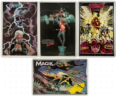 Lot 488 - A group of 4 vintage MARVEL Commercial / comic...