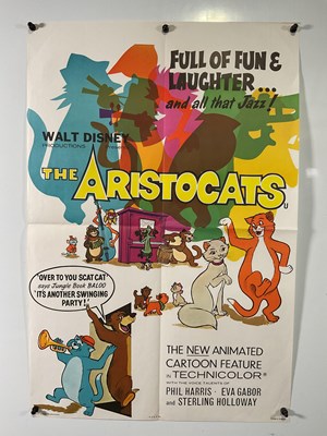 Lot 295 - THE ARISTOCATS (1970) group of film posters...
