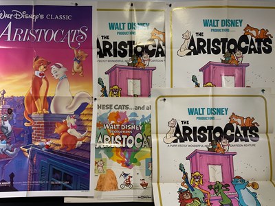 Lot 296 - THE ARISTOCATS (1970) group of film posters...