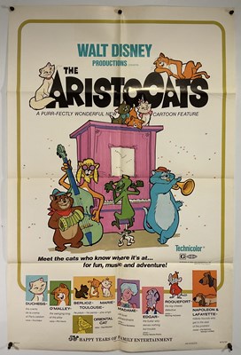 Lot 296 - THE ARISTOCATS (1970) group of film posters...