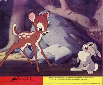 Lot 298 - BAMBI (1942) A group of Bambi posters...