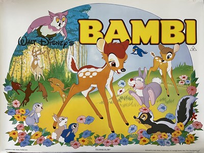 Lot 298 - BAMBI (1942) A group of Bambi posters...