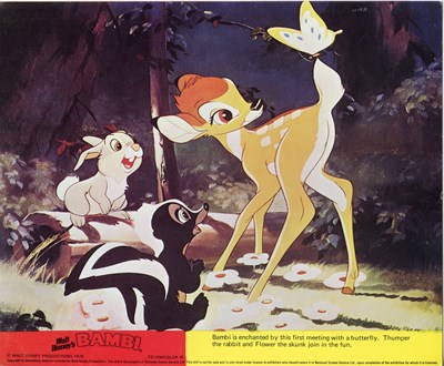 Lot 298 - BAMBI (1942) A group of Bambi posters...