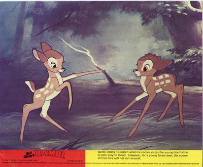 Lot 298 - BAMBI (1942) A group of Bambi posters...