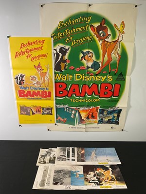 Lot 300 - BAMBI (1942) An Australian one sheet and...
