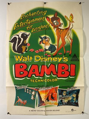 Lot 300 - BAMBI (1942) An Australian one sheet and...