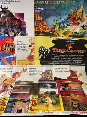 Lot 303 - THE BLACK COULDRON (1985) A group of movie...