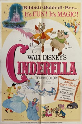 Lot 305 - CINDERELLA (1950) Three 1965 US re-release...