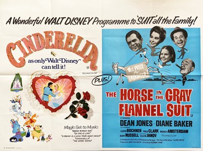 Lot 306 - CINDERELLA (1950) A pair of 1968 re-release...
