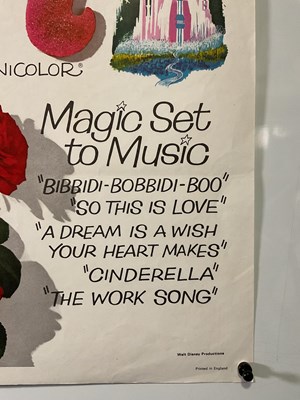 Lot 306 - CINDERELLA (1950) A pair of 1968 re-release...