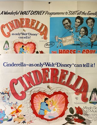 Lot 306 - CINDERELLA (1950) A pair of 1968 re-release...