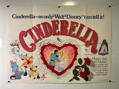 Lot 306 - CINDERELLA (1950) A pair of 1968 re-release...