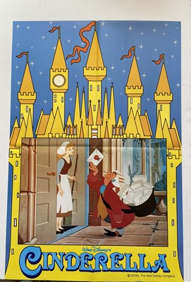 Lot 307 - CINDERELLA (1950) A 1976 re-release UK Quad...