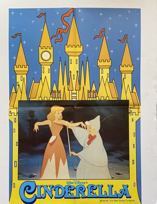 Lot 307 - CINDERELLA (1950) A 1976 re-release UK Quad...