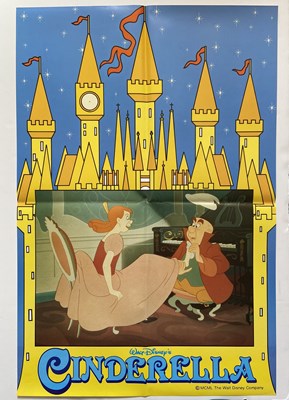 Lot 307 - CINDERELLA (1950) A 1976 re-release UK Quad...