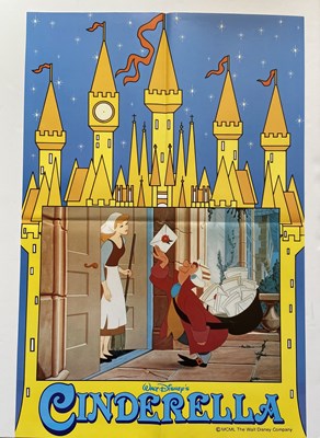 Lot 307 - CINDERELLA (1950) A 1976 re-release UK Quad...