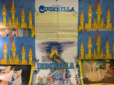 Lot 307 - CINDERELLA (1950) A 1976 re-release UK Quad...
