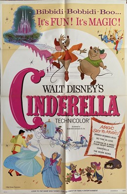 Lot 310 - CINDERELLA (1950) a 1973 re-release US one...