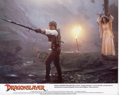 Lot 312 - DRAGONSLAYER (1981) A group of film posters...