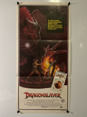 Lot 312 - DRAGONSLAYER (1981) A group of film posters...