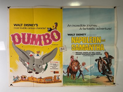 Lot 313 - DUMBO (1941) A 1971 re-release UK quad film...