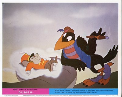 Lot 313 - DUMBO (1941) A 1971 re-release UK quad film...