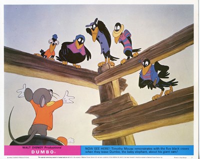 Lot 313 - DUMBO (1941) A 1971 re-release UK quad film...