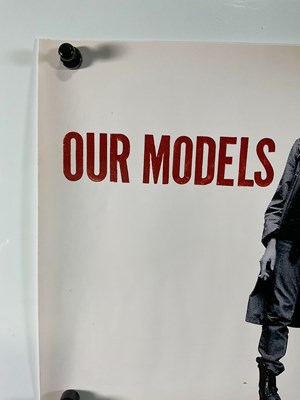 Lot 435 - THE SEX PISTOLS Levi Jeans advertising banner...