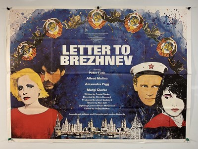 Lot 141 - LETTER TO BREZHNEV (1985) UK Quad film poster,...