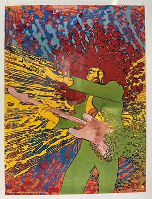 Lot 434 - JIMI HENDRIX EXPLOSION poster by Martin Sharp...