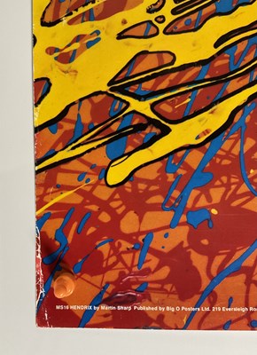 Lot 434 - JIMI HENDRIX EXPLOSION poster by Martin Sharp...